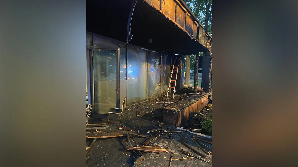 Die Mensa der Ludwig Povel Oberschule in Nordhorn wurde stark beschädigt.