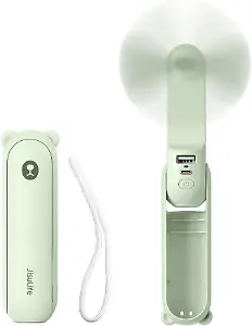 Mini-Handventilator 3-in-1 von Jisulife (Grün)