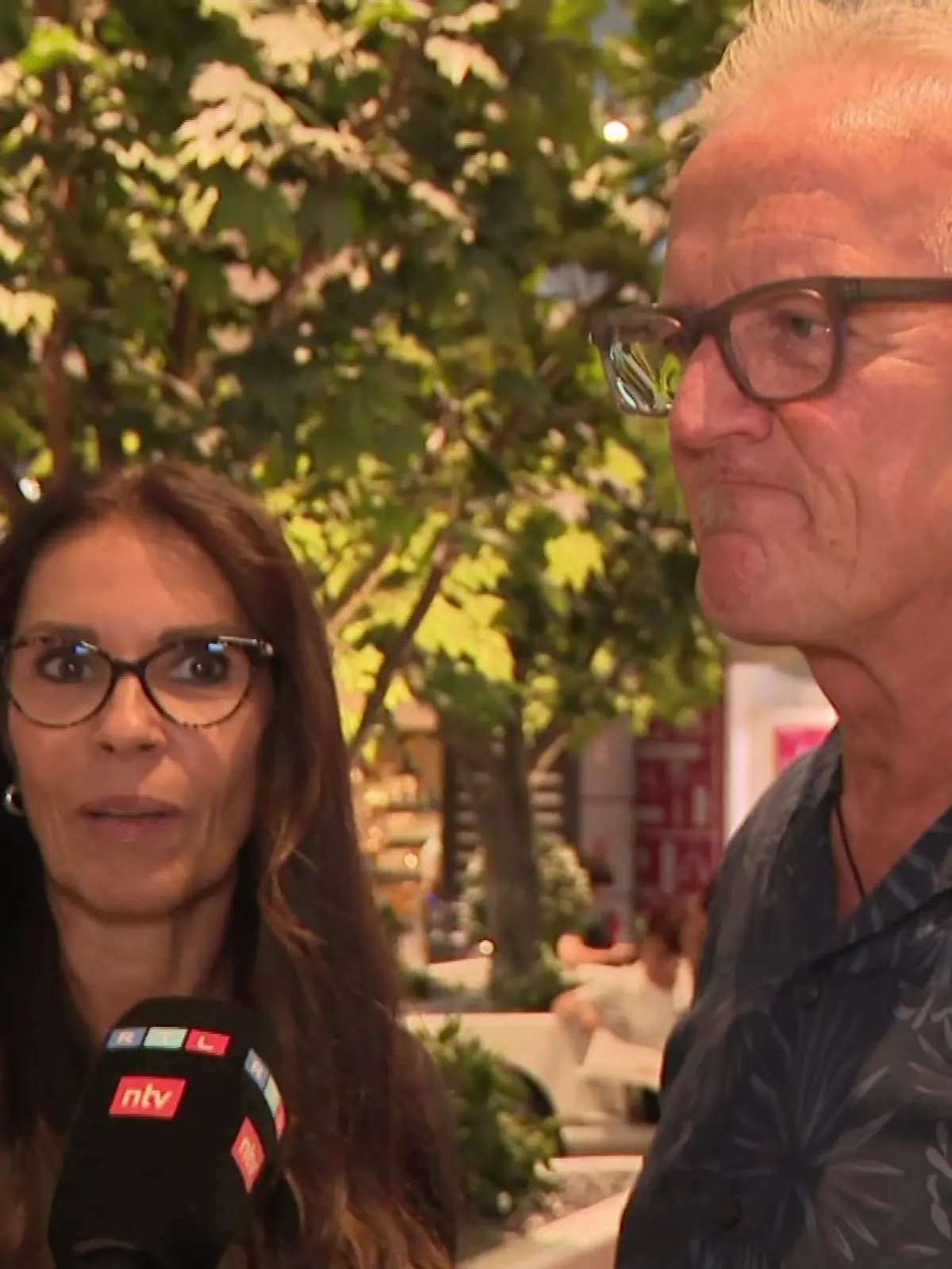 Kerstin und Ralf Ullrich zum Klimaprotest am Flughafen Frankfurt.
