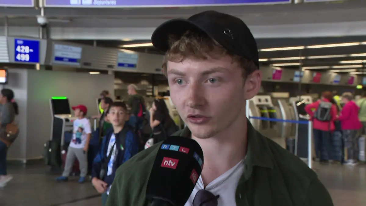 Student Konstantin Wendel zum Klimaprotest am Flughafen Frankfurt.