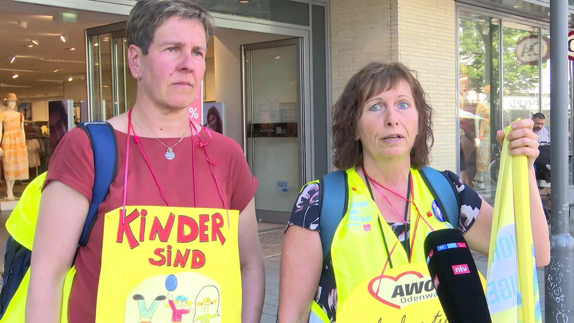 Erzieherinnen im Kita-Streik