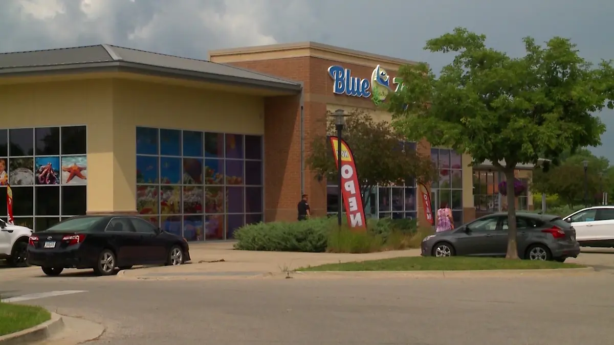 Das Blue Zoo-Aquarium in West Des Moines im US-Bundesstaat Ohio.