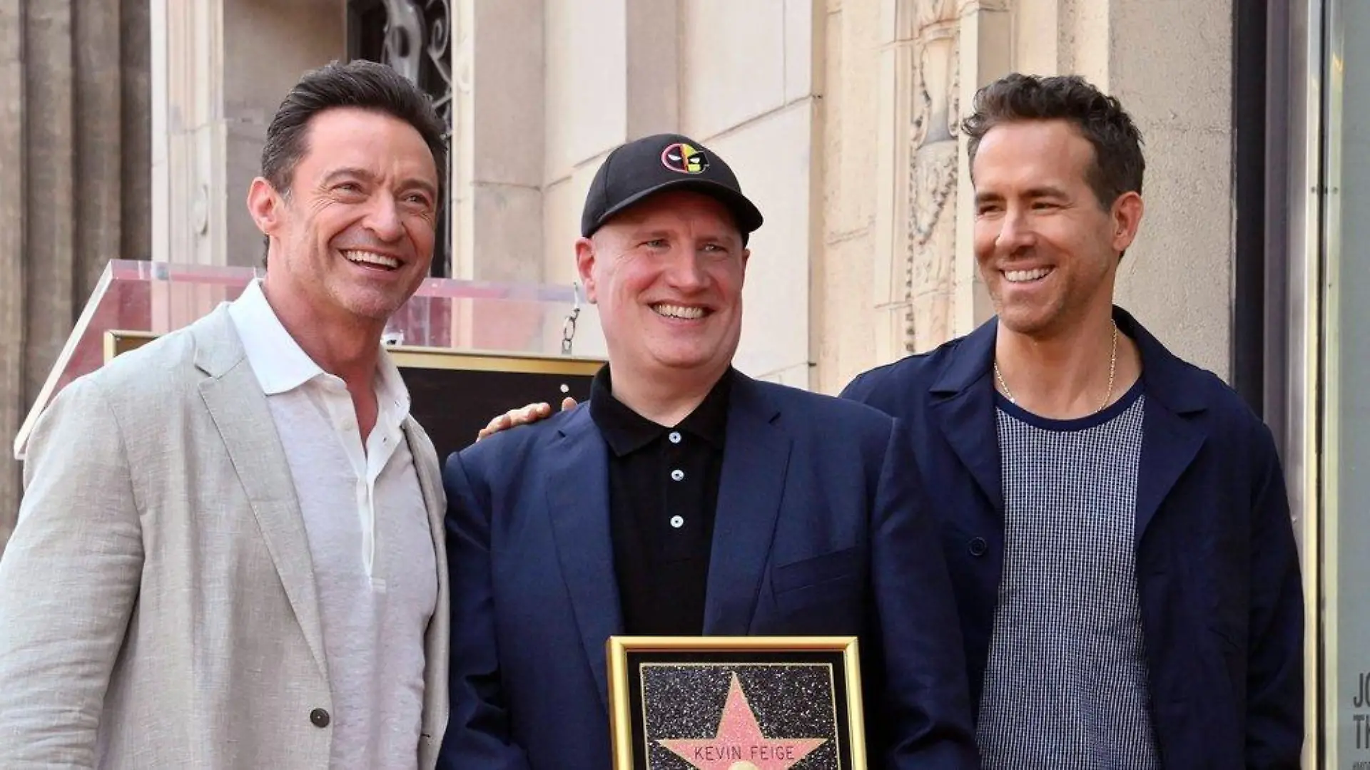 Ryan Reynolds und Hugh Jackman enthüllen Stern von Marvel-Boss