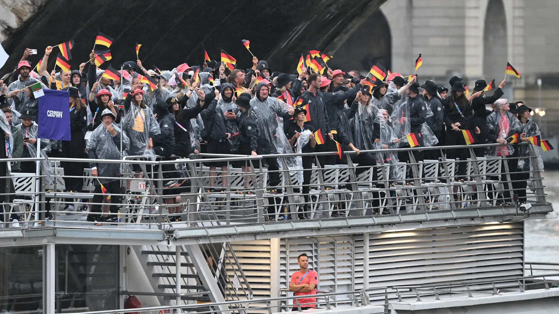 das Team Deutschland bei der Eröffnungsfeier.