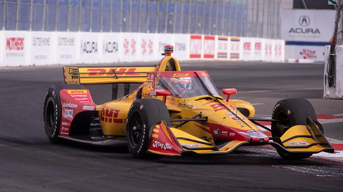 April 10, 2022, Long Beach, California, USA: NTT IndyCar, Indy Car, IRL, USA Series driver Romain Grosjean 28 of Andretti Autosport at the 47th Acura Grand Prix of Long Beach held on Sunday April 10, 2022 in Long Beach, California. ARIANA RUIZ/PI Long Beach USA - ZUMAp124 20220410_zaa_p124_004 Copyright: xArianaxRuizx