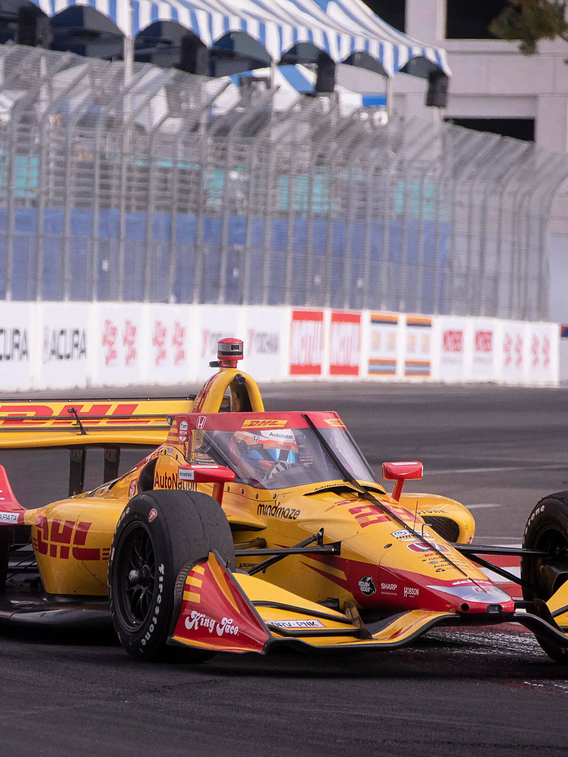April 10, 2022, Long Beach, California, USA: NTT IndyCar, Indy Car, IRL, USA Series driver Romain Grosjean 28 of Andretti Autosport at the 47th Acura Grand Prix of Long Beach held on Sunday April 10, 2022 in Long Beach, California. ARIANA RUIZ/PI Long Beach USA - ZUMAp124 20220410_zaa_p124_004 Copyright: xArianaxRuizx 