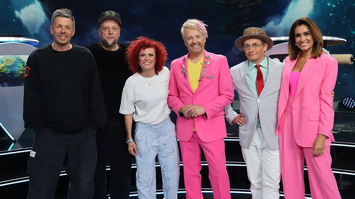 V.l.: Michi Beck und Smudo, Lucy Diakovska und Ross Antony, Wigald Boning und Jana Ina Zarrella 