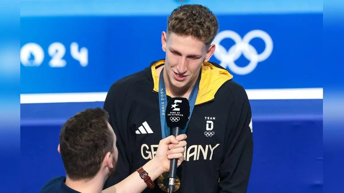 Gold für Lukas Märtens: Statt Party gab es das Bett