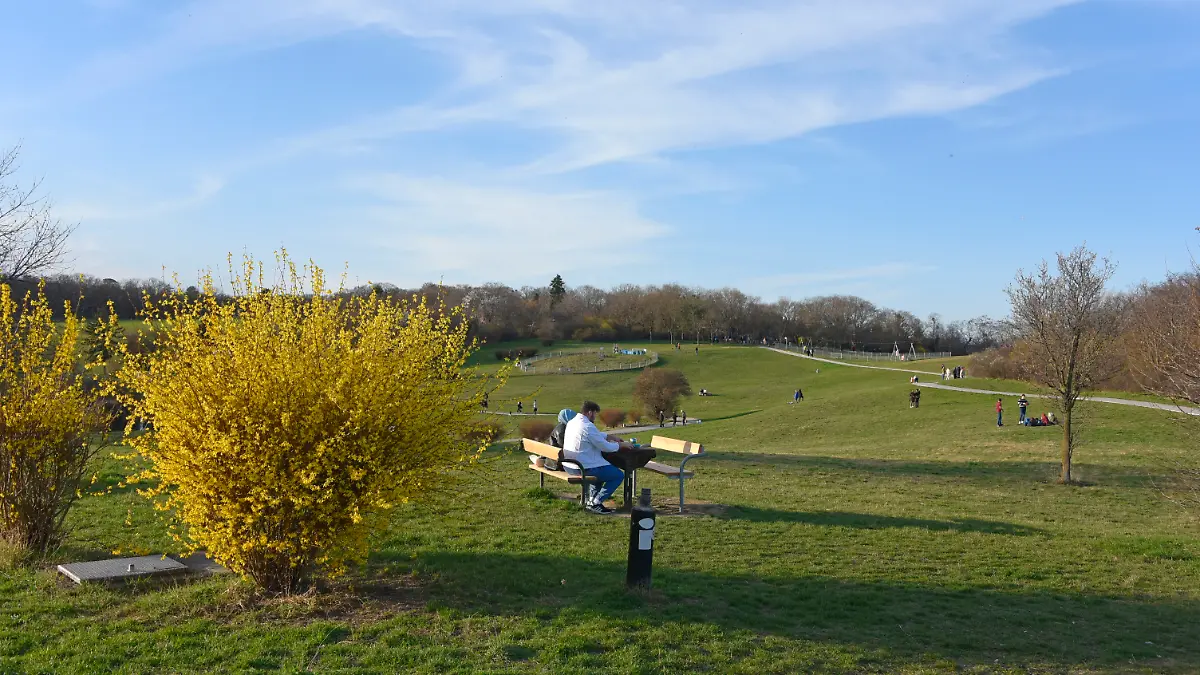 Die Parkanlage Löwygrube ist ein Wiener Park im 10. Bezirk, Favoriten, 1100, Wien, Österreich . - 20240303_PD22717