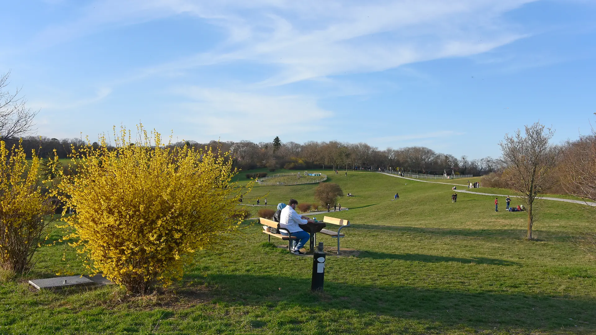 Die Parkanlage Löwygrube ist ein Wiener Park im 10. Bezirk, Favoriten, 1100, Wien, Österreich . - 20240303_PD22717