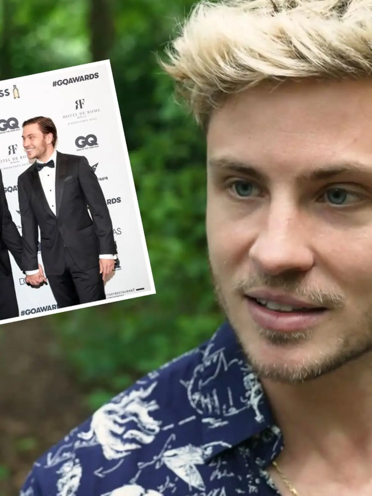 Collage: Jannik Schümann spricht im RTL-Interview über seinen Verlobten Felix. 