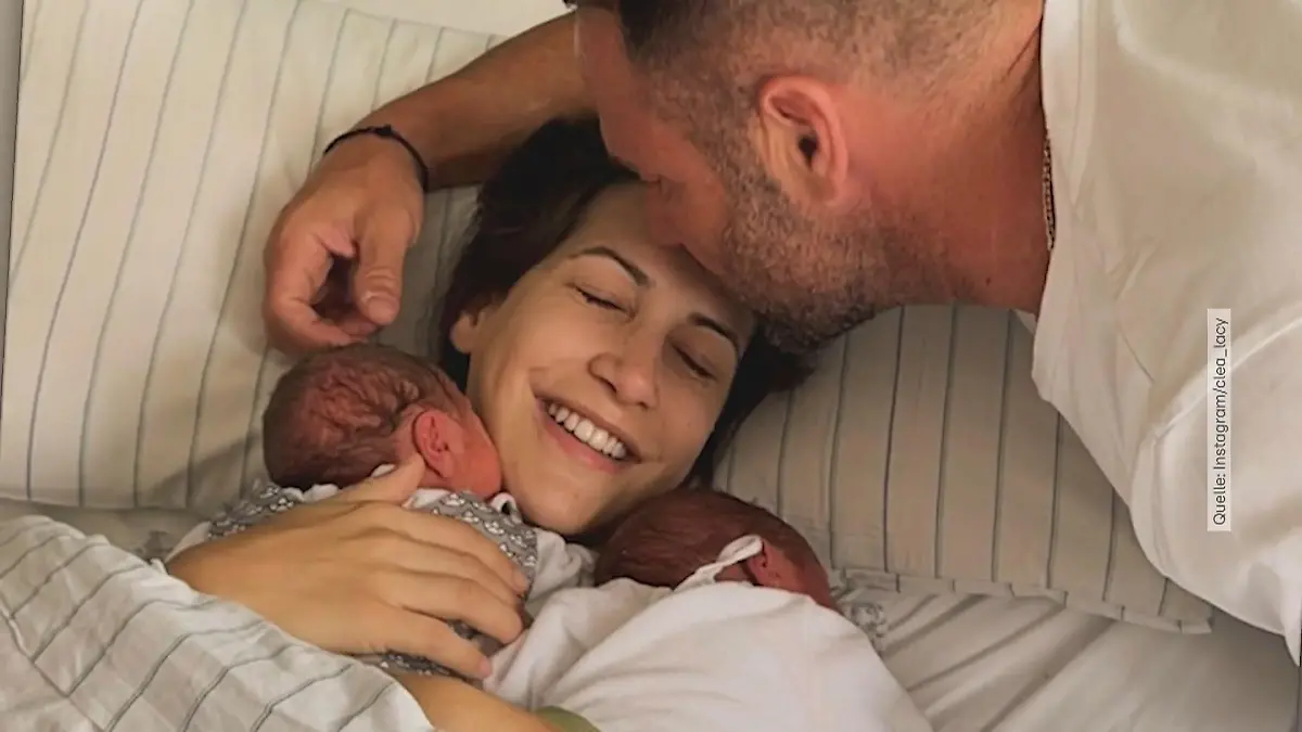 Clea-Lacy Juhn im doppelten Baby-Glück Die Zwillinge sind da