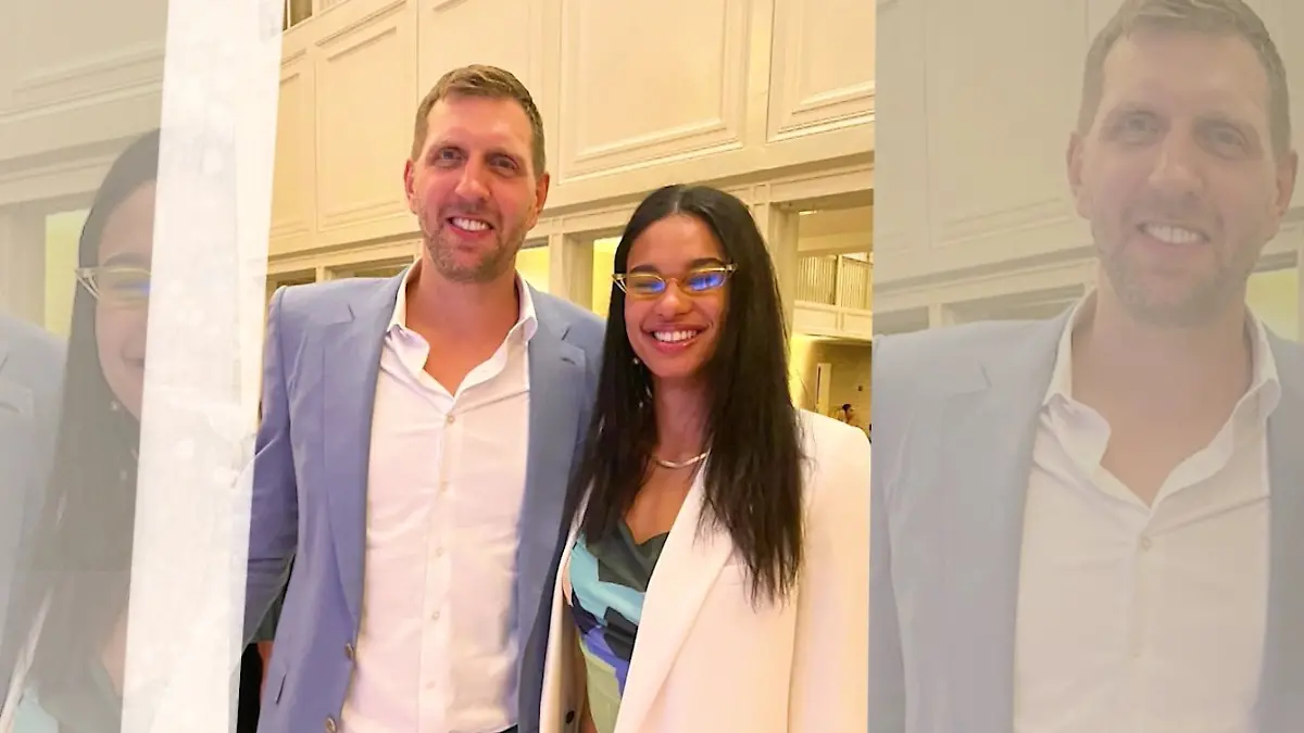 Satou Sabally und Dirk Nowitzki