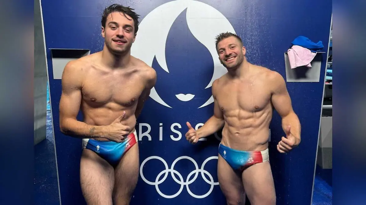 Französischer Taucher begeistert Olympia-Fans mit einem Bild seiner sehr engen Badehose