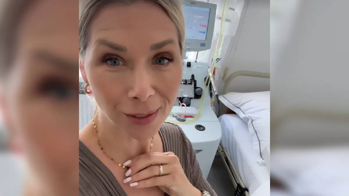 Tanja Szewczenko bei der Immuntherapie