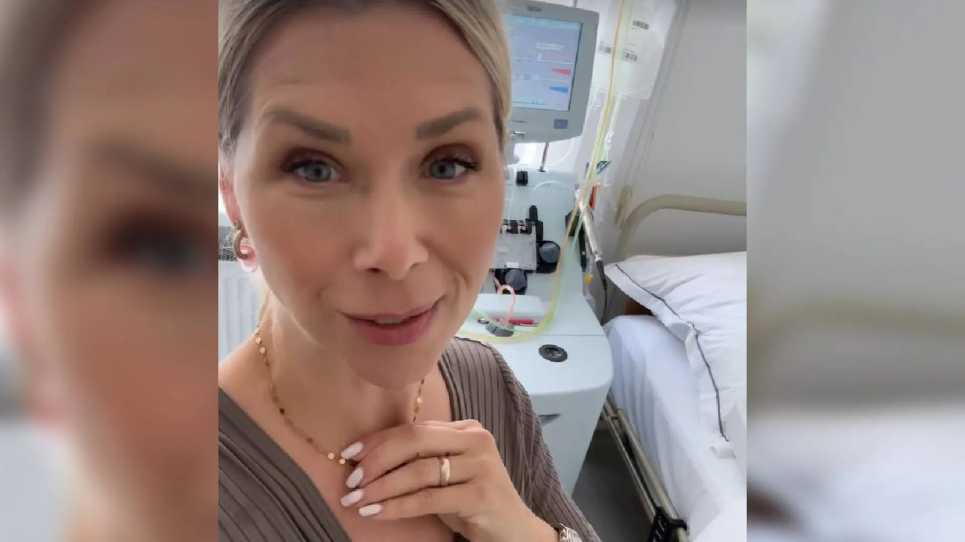 Tanja Szewczenko bei der Immuntherapie