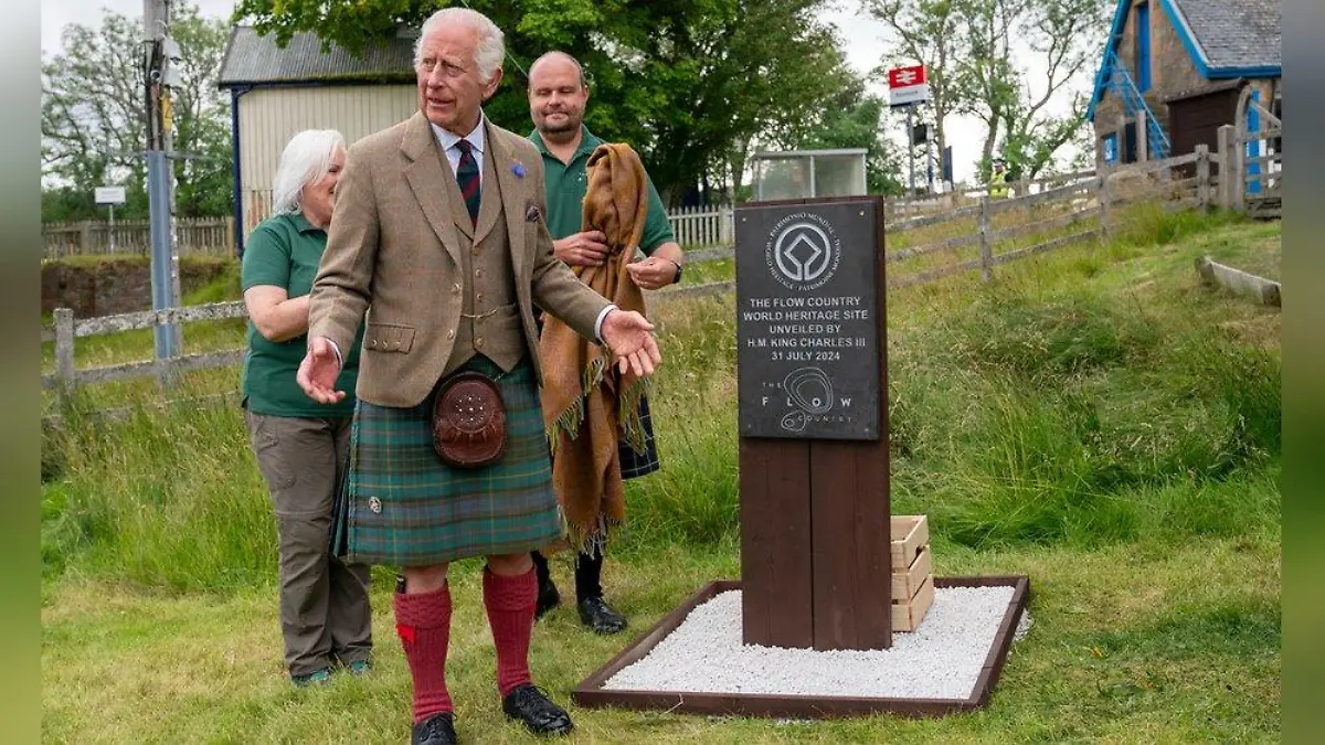 König Charles III. besucht UNESCO-Weltnaturerbe in Schottland