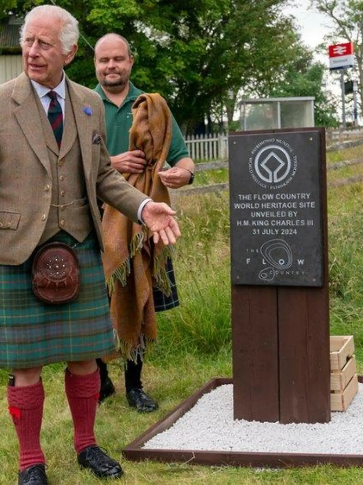 König Charles III. besucht UNESCO-Weltnaturerbe in Schottland