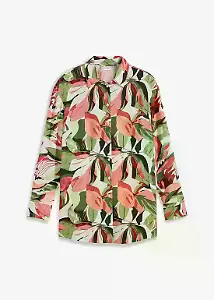 Bedruckte Longbluse