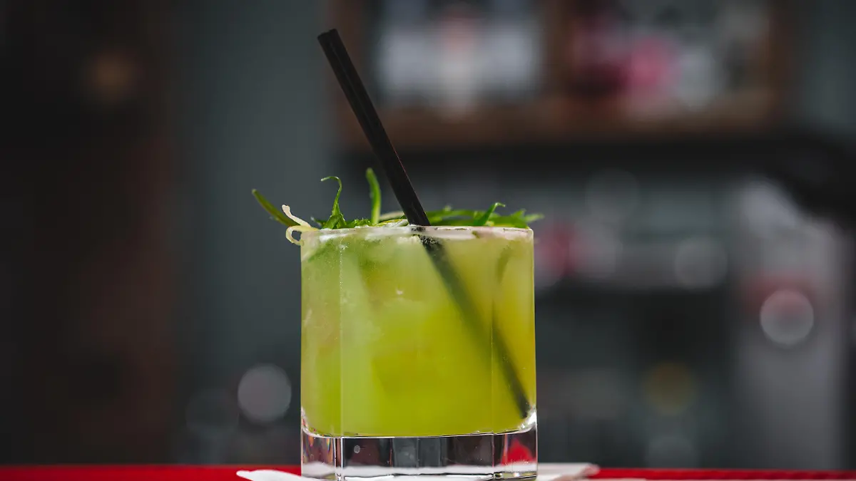 Cokctail on table
