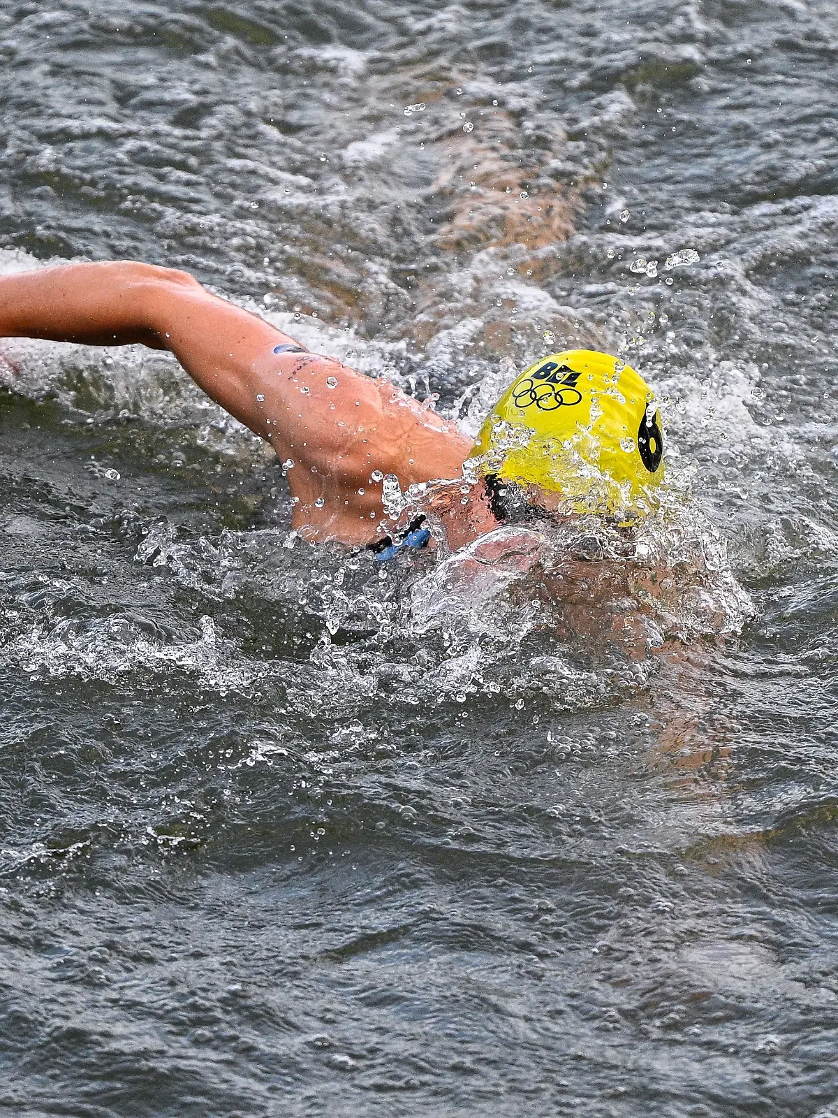 Die Belgierin Jolien Vermeylen hat keine guten Erfahrungen in der Seine gemacht.