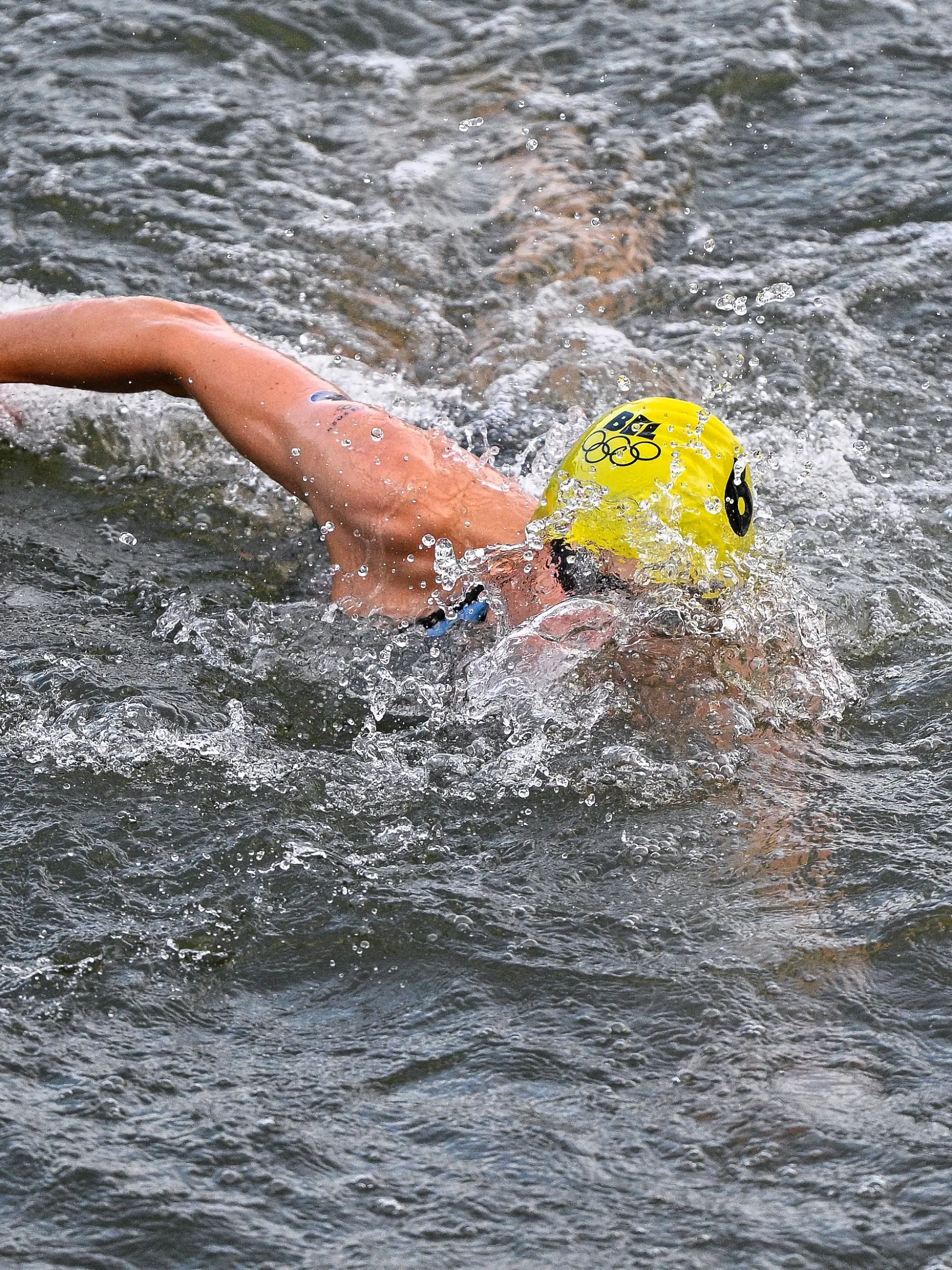 Die Belgierin Jolien Vermeylen hat keine guten Erfahrungen in der Seine gemacht.
