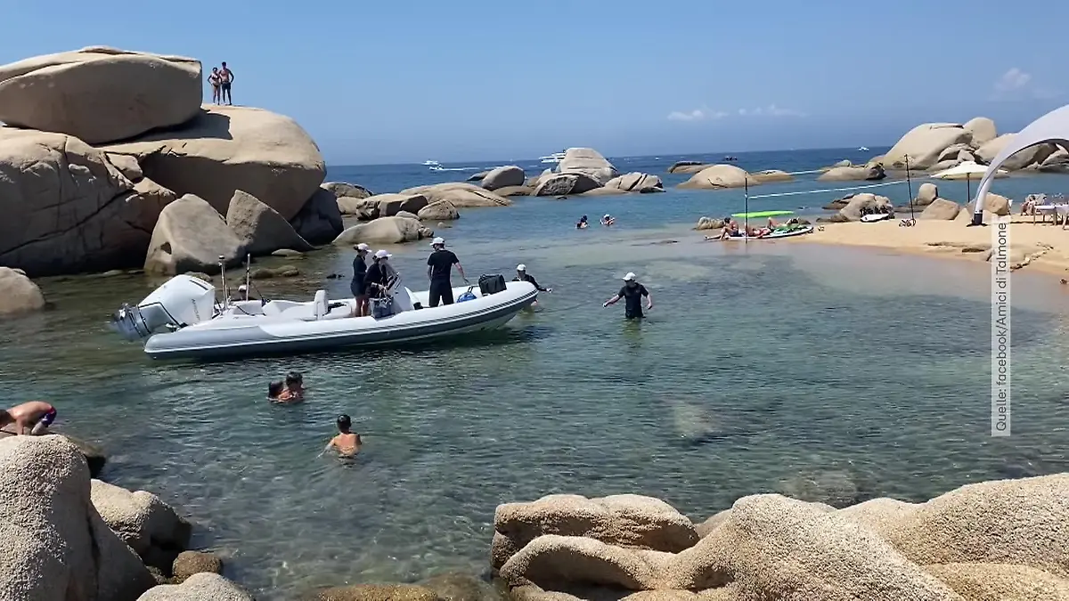 Küstenwache stoppt Luxus-Strandparty Millionär macht sich an Bucht breit