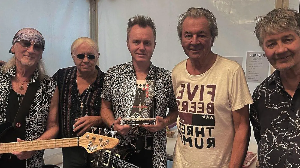 Deep Purple räumt Award für zehntes Nummer-Eins-Album ab