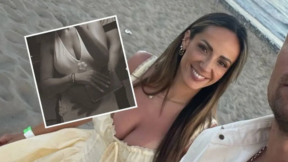Collage: Jennifer Saro zeigt sich verschmust mit einem Unbekannten