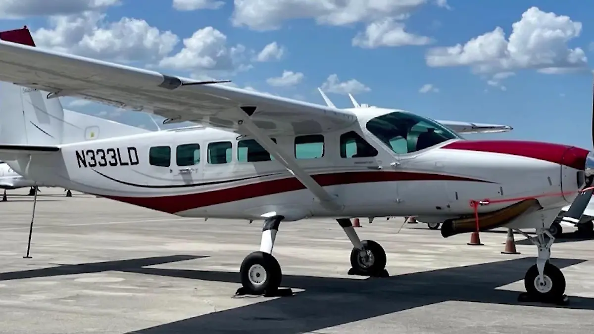 In dieser Cessna saß Robert Morgan als einziger Passagier. Nachdem der Pilot krank wurde, musste der Familienvater das Cockpit übernehmen. Der Mann steuerte und landete das Flugzeug sicher - ohne eine Pilotenausbildung.