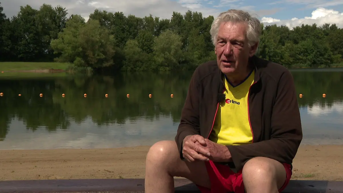 Klaus Kläre ist seit April offiziell Rettungsschwimmer.