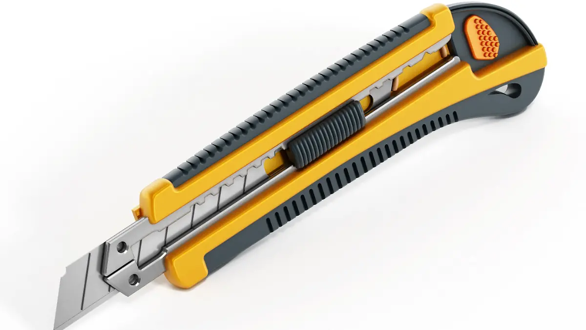 Mit einem solchen Teppichmesser griff die 23-Jährige an (Symbolbild).