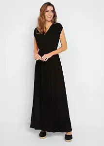 Jersey-Maxikleid