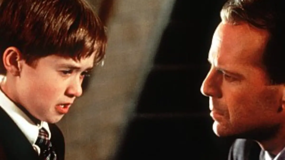 Haley Joel Osment und Bruce Willis