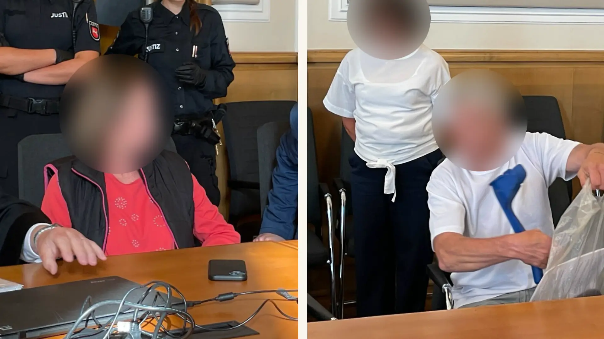 Die Angeklagten Mykhailo V. und Vita B. müssen sich vor dem Landgericht Osnabrück verantworten.