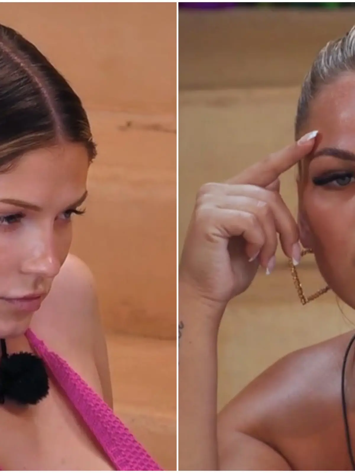 Alessa und Jeanine werden sich nicht einig.