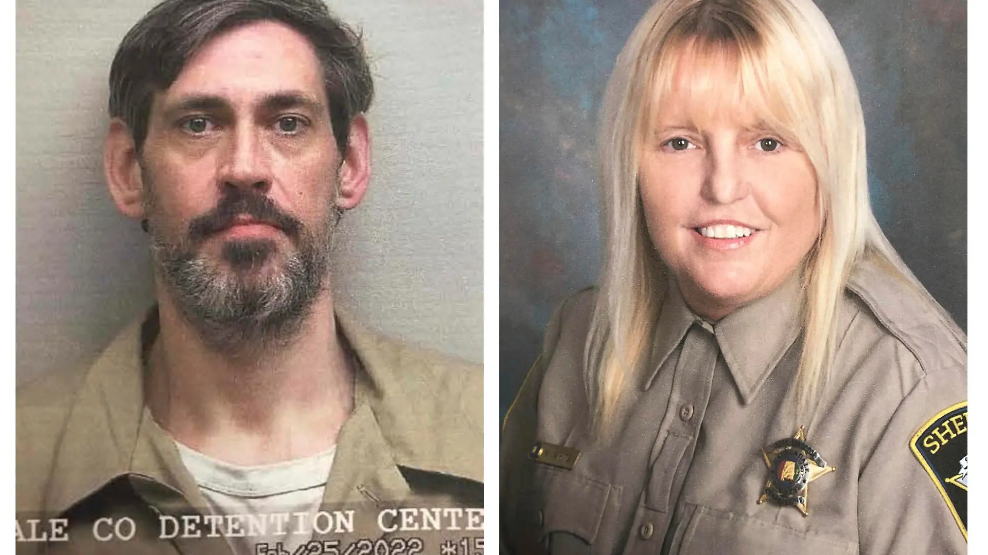 HANDOUT - 10.05.2022, USA, ---: Die vom die vom U.S. Marshals Service und dem Lauderdale County Sheriff's Office zur Verfügung gestellte undatierte Bildkombo zeigt den Häftling Casey White (l) und die Justizvollzugsbeamtin Vicky White. ach eineinhalbwöchiger Fahndung hat die Polizei in den USA einen Mordverdächtigen und eine Justizvollzugsbeamtin festgenommen, die ihm bei der Flucht aus der Haft geholfen haben soll. Foto: Uncredited/U.S. Marshals Service/Lauderdale County Sheriff's Office/dpa +++ dpa-Bildfunk +++