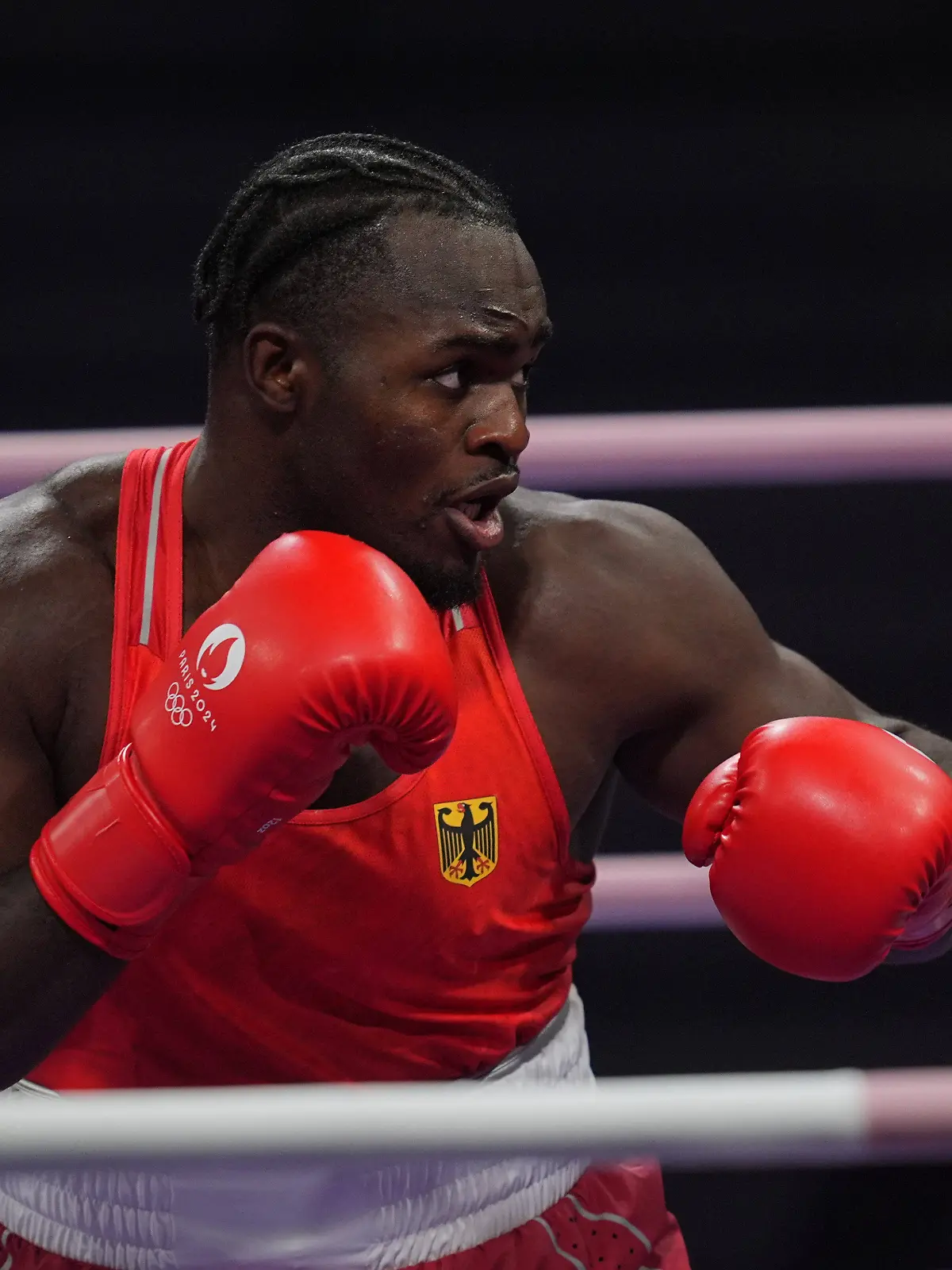 Nelvie Tiafack kämpft im Olympia-Halbfinale
