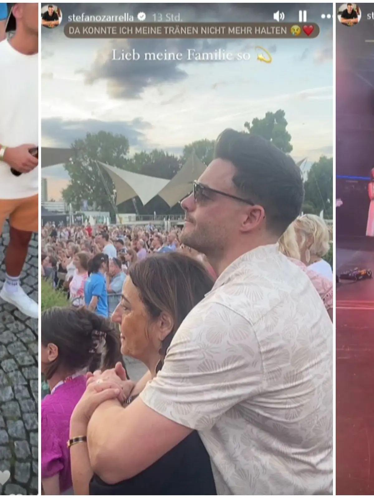 Familie Zarrella bei Giovannis Konzert in Köln