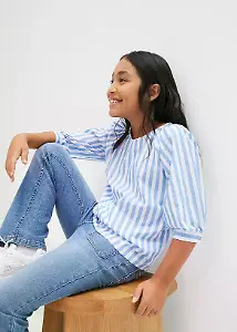 Bluse mit Puffärmeln