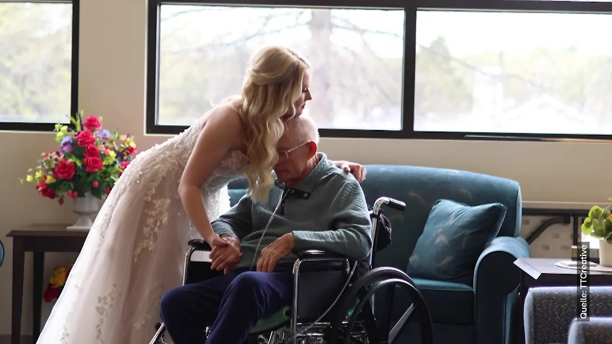 Enkelin schenkt Opa mit dieser Aktion neuen Lebensmut Er dachte, er stirbt!