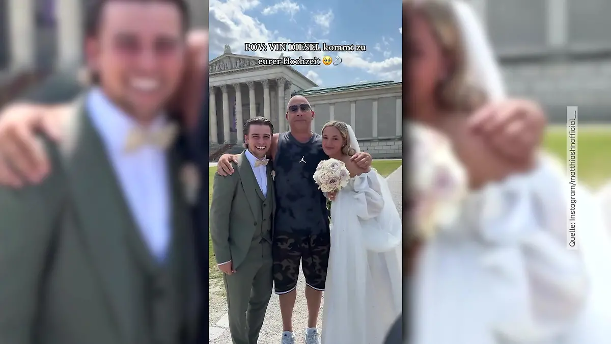 Unglaublich! Vin Diesel crasht Hochzeit von Matthias Höhn Das gibt's doch gar nicht!