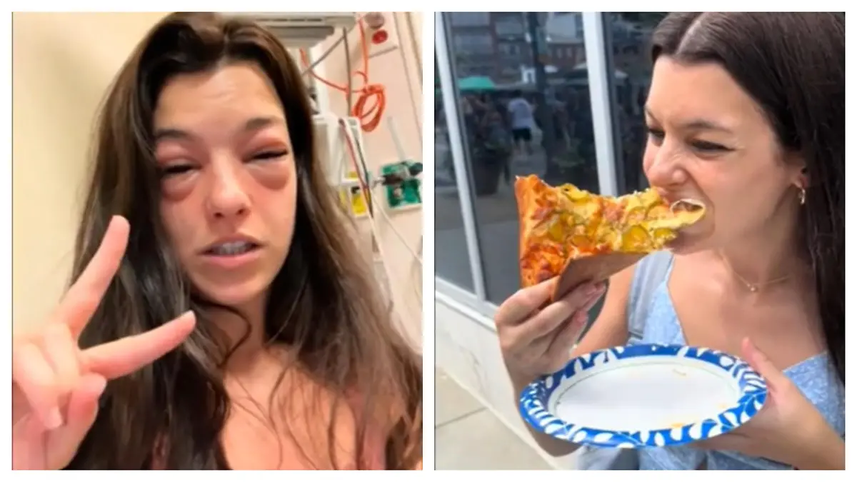 Influencerin landet wegen Gurken im Krankenhaus Das schmeckt fein, Reaktion haut rein!
