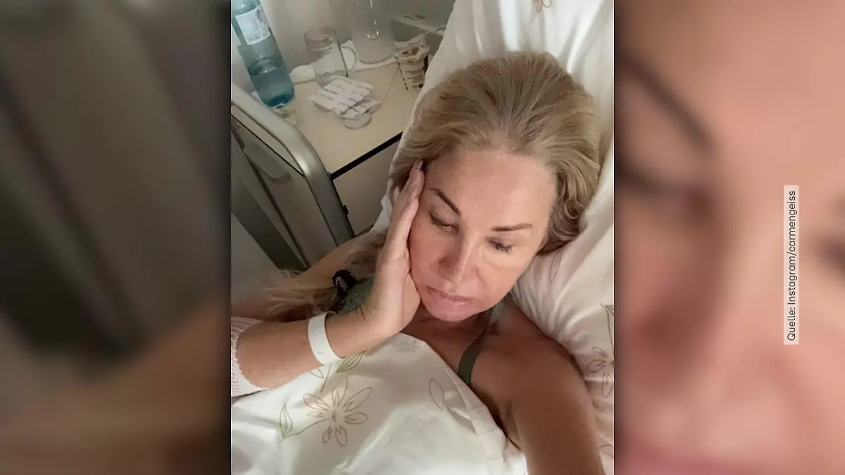 Carmen Geiss meldet sich aus Klinik Sorge um TV-Star