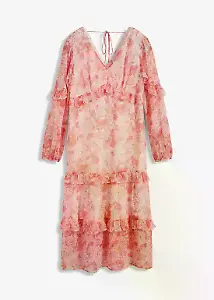 Midikleid mit Rüschen