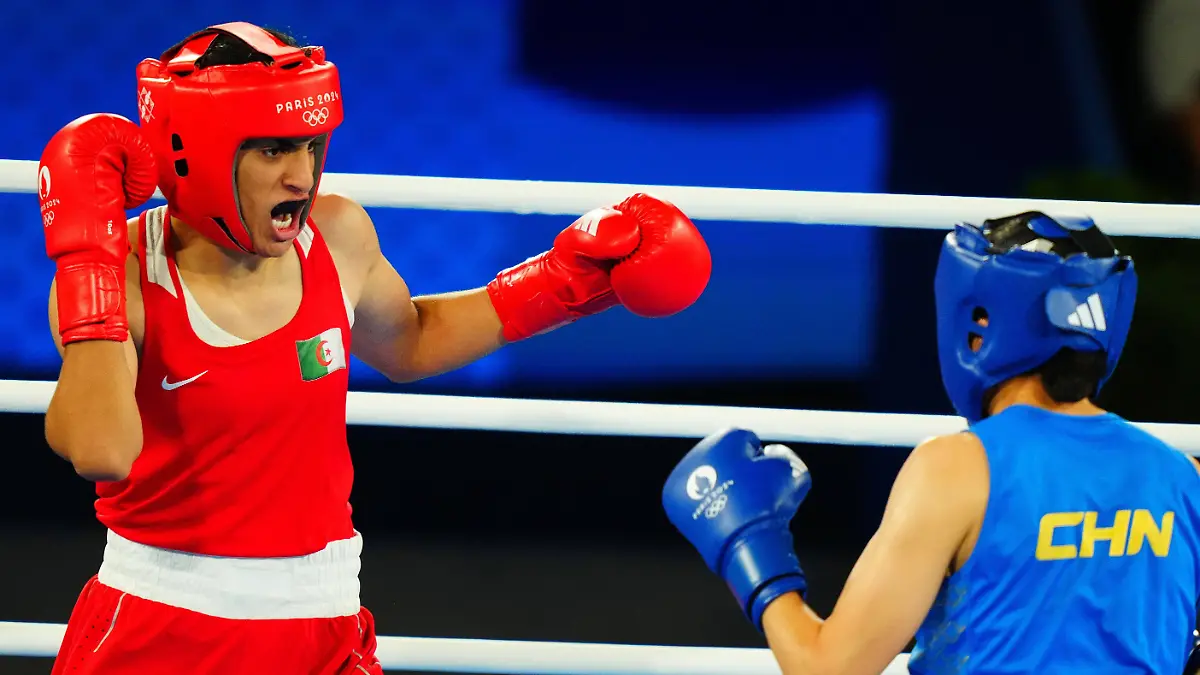Imane Khelif boxt sich zu Gold.