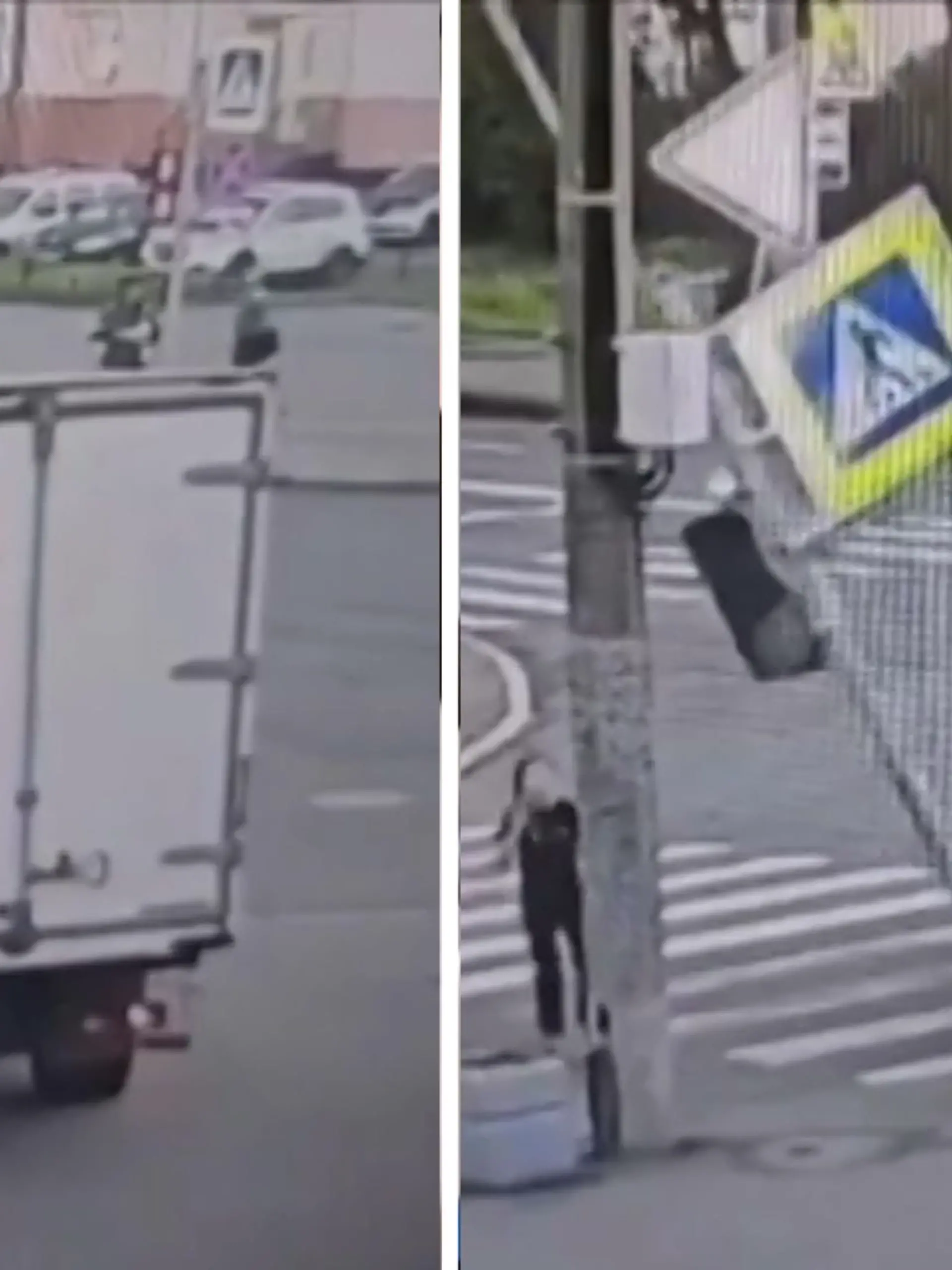 Bild zu: "Fiasko-Fahrer rammt Ampel - die stürzt auf Mädchen (13)"