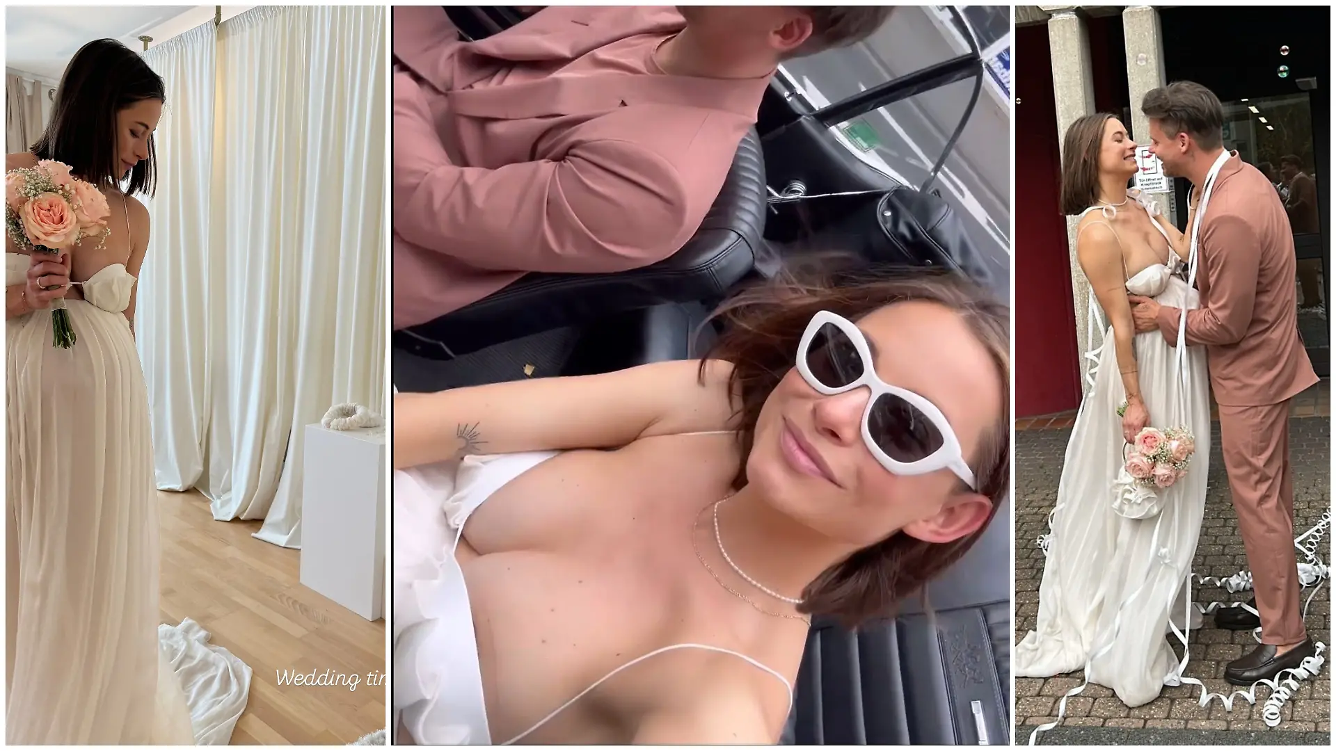 Jenny Langes Hochzeitskleid kam nicht bei jedem gut an
