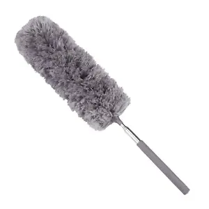 Teleskop Staubwedel in Grau, 33 bis 81 Zentimeter