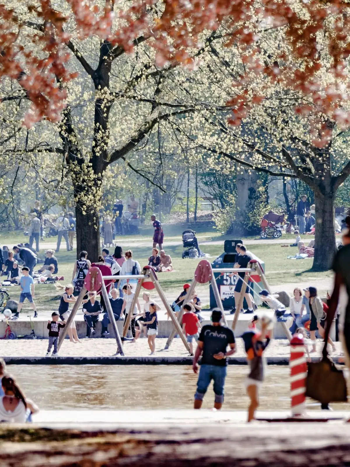 Bild zu: "Beliebtes Planschbecken im Hamburger Stadtpark gesperrt"